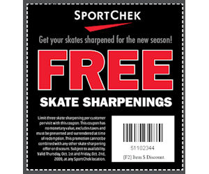 SportChek Skate Sharpening