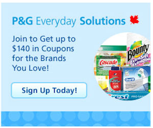 P and g everyday coupons