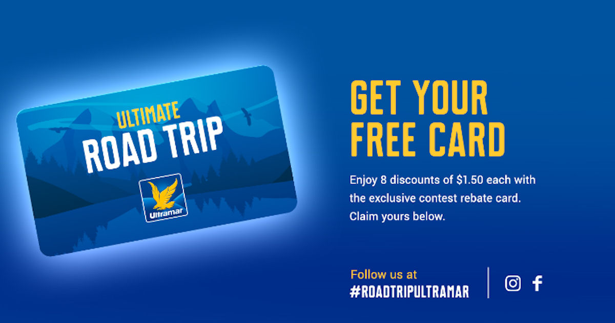 Free Ultramar Gas Discount Card Free Product Samples