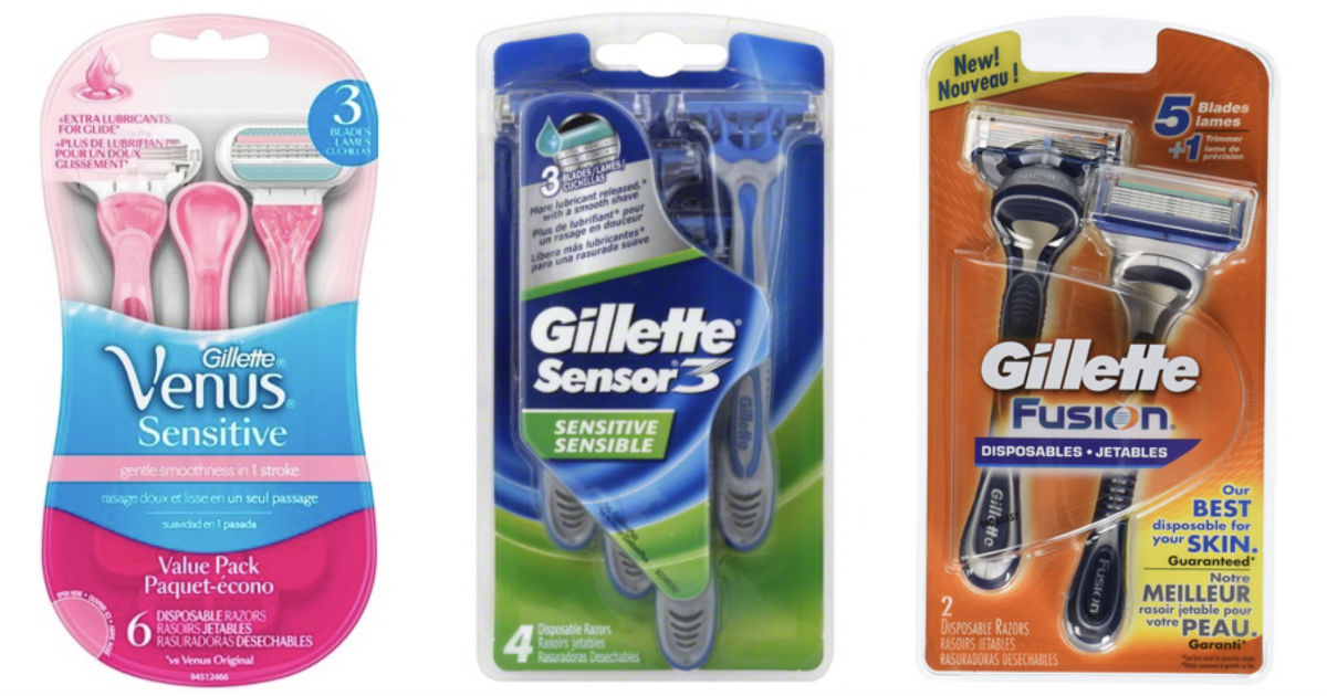 Gillette Coupon to Save $1 00 Gillette Disposable Razor Printable