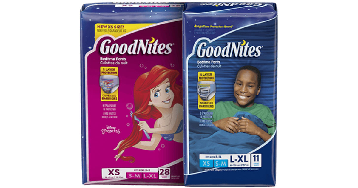 Goodnites Two New Coupons For Goodnites Products Printable Coupons