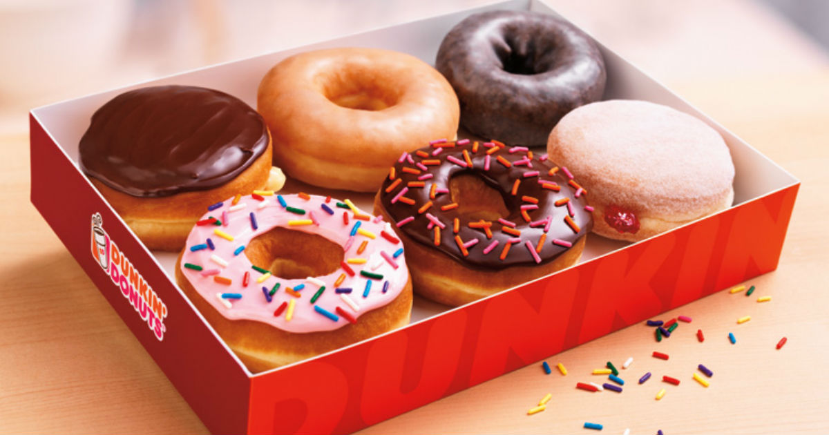 FREE Half Dozen Donuts at Dunkin’ w/ 10 Purchase via GrubHub Free