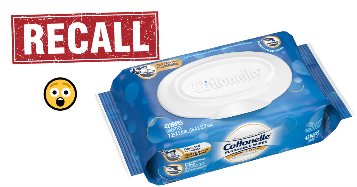 Cottonelle wipes recall