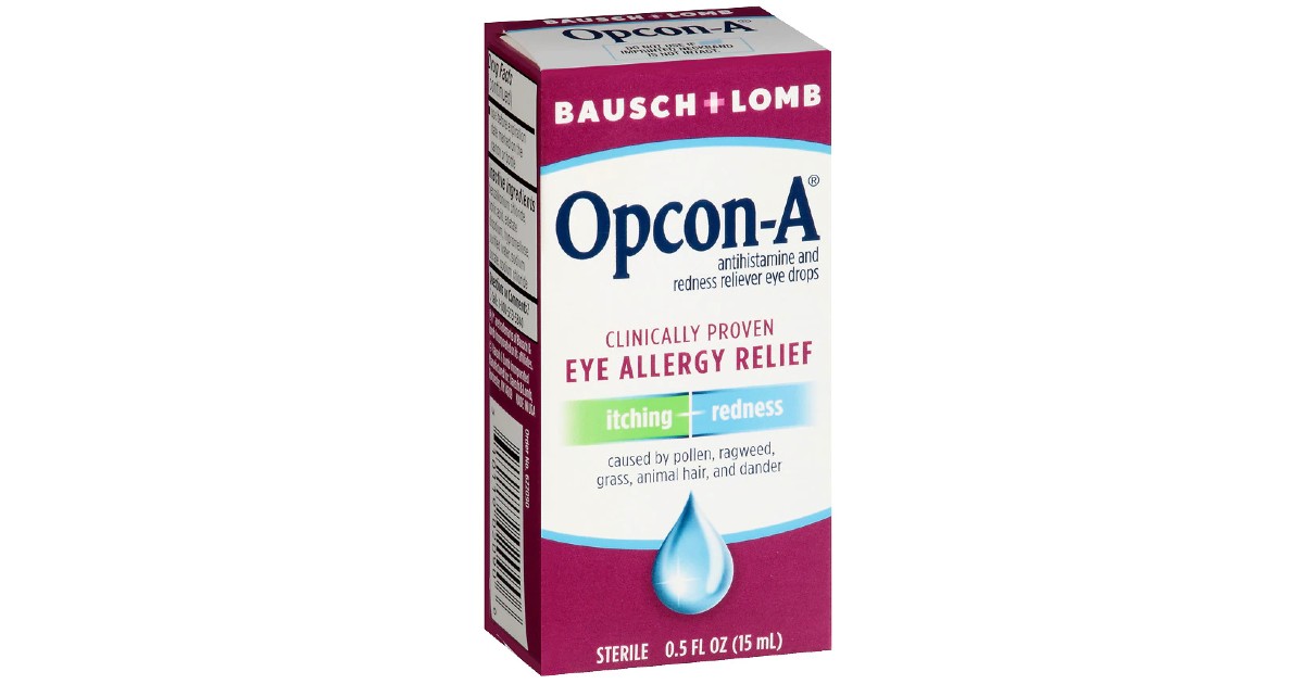 Bausch + Lomb Opcon-A Eye Drops
