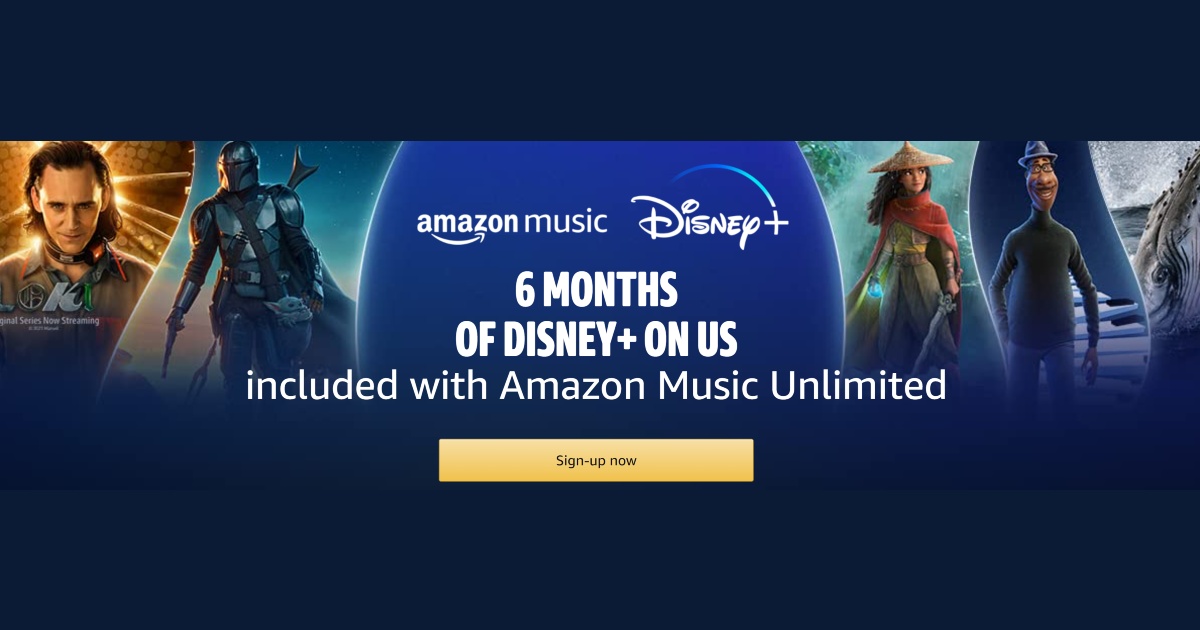 disney+ Amazon music unlimited