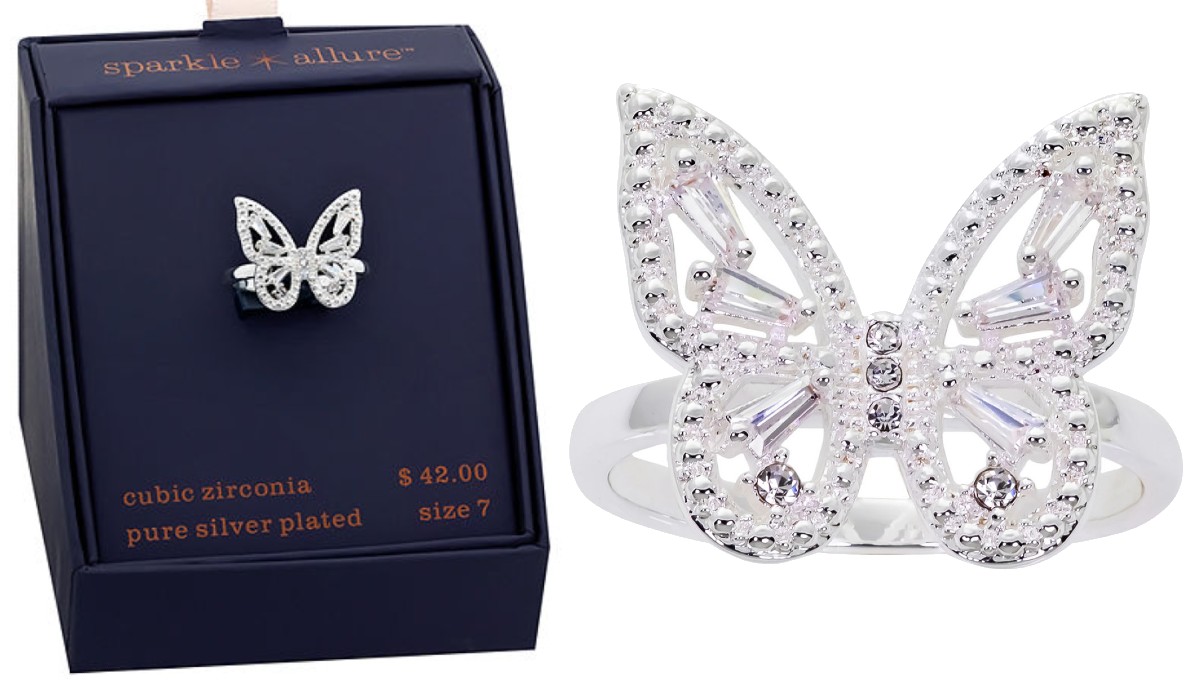 Butterfly Sparkle Cubic Zirconia at JCPenney