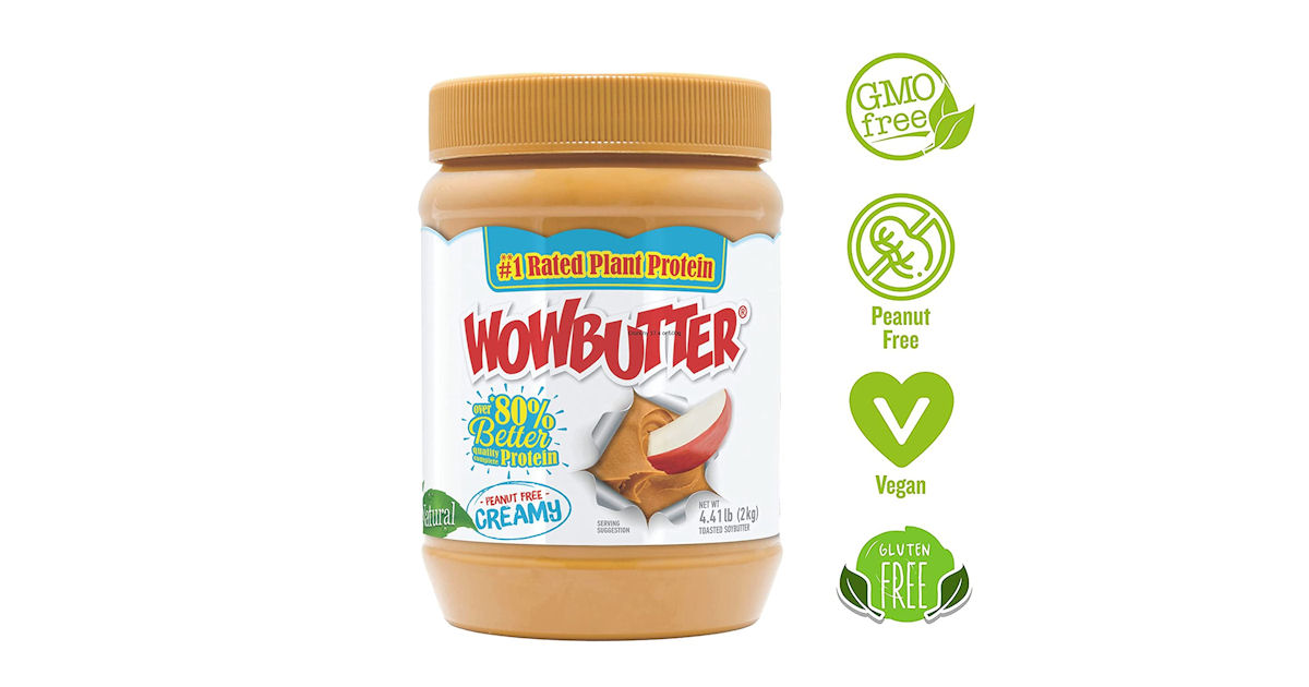 Wow Butter Creamy Peanut Free Toasted Soy Spread