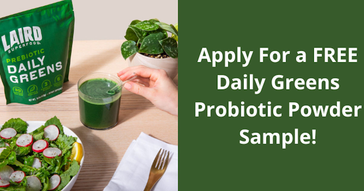 Laird Superfood Prebiotic Daily Greens Powder