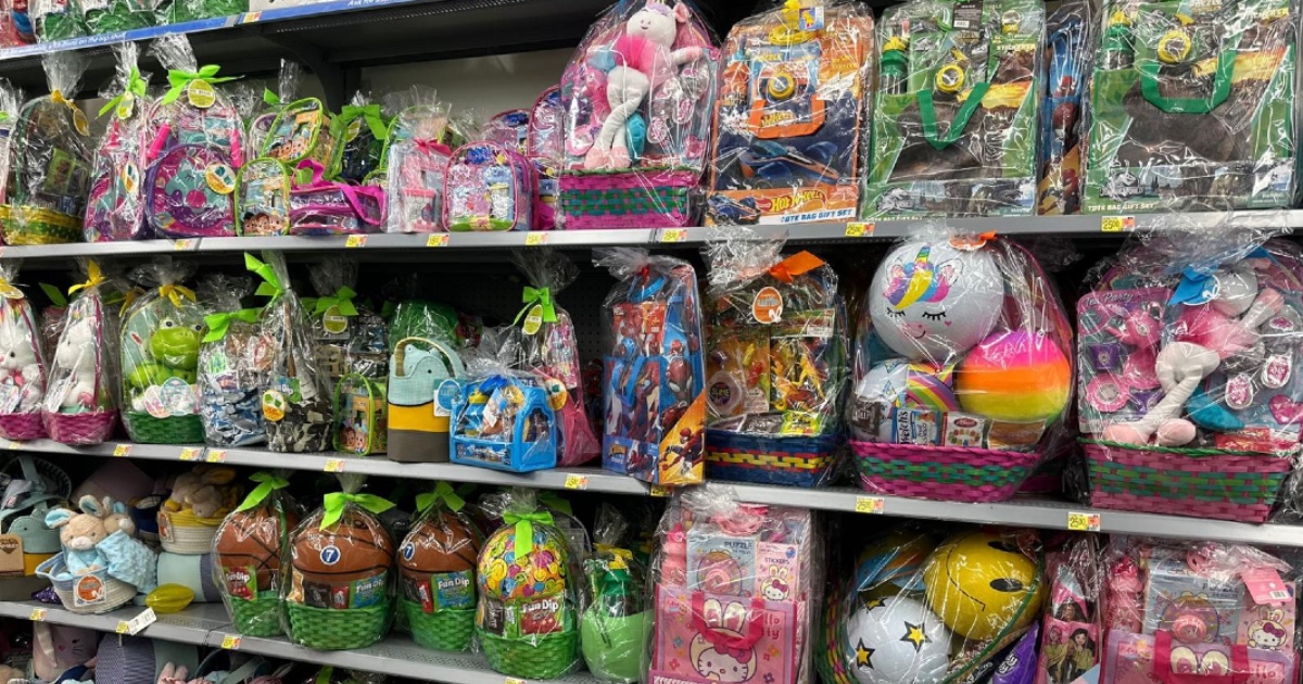 Easter Baskets at Walmart
