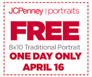 jcpenney portrait free sitting fee coupons